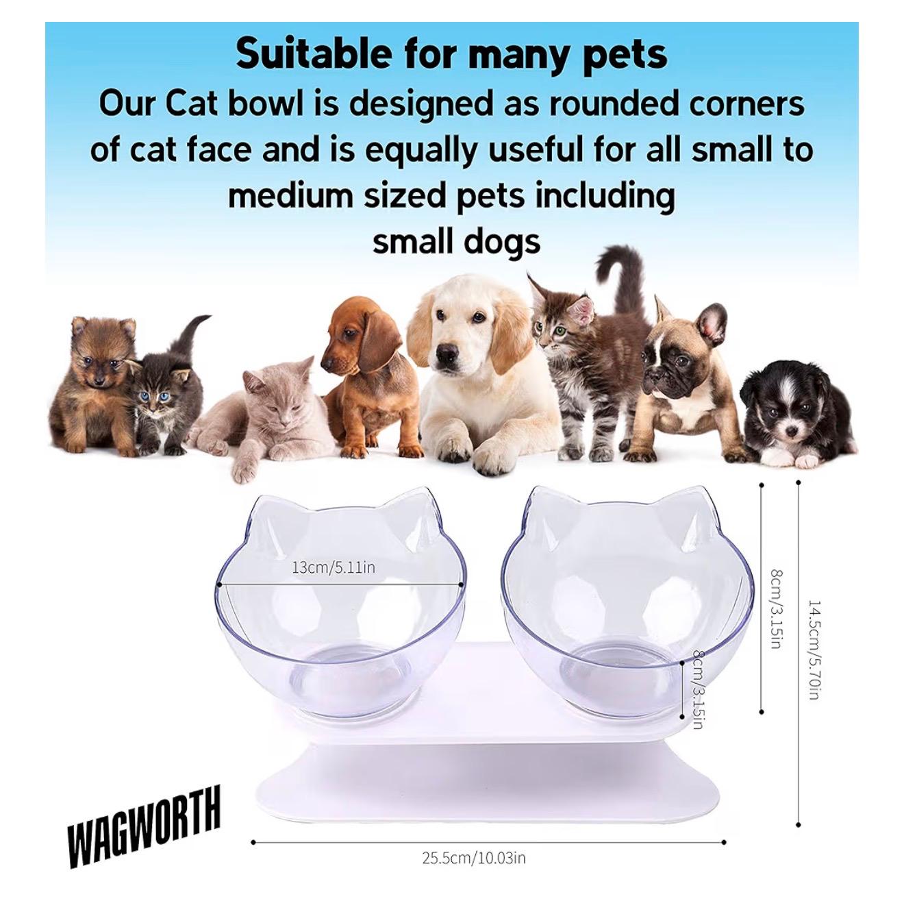 Wagworth Pet Feeding Bowl Set