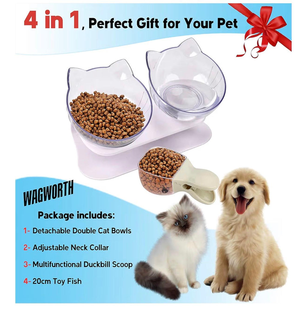 Wagworth Pet Feeding Bowl Set